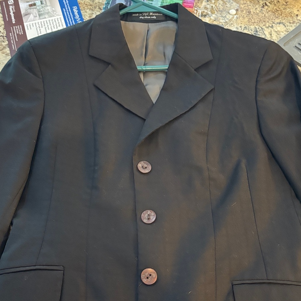 RJ Classics Chocolate Plaid Women's hunt coat/Show Jacket